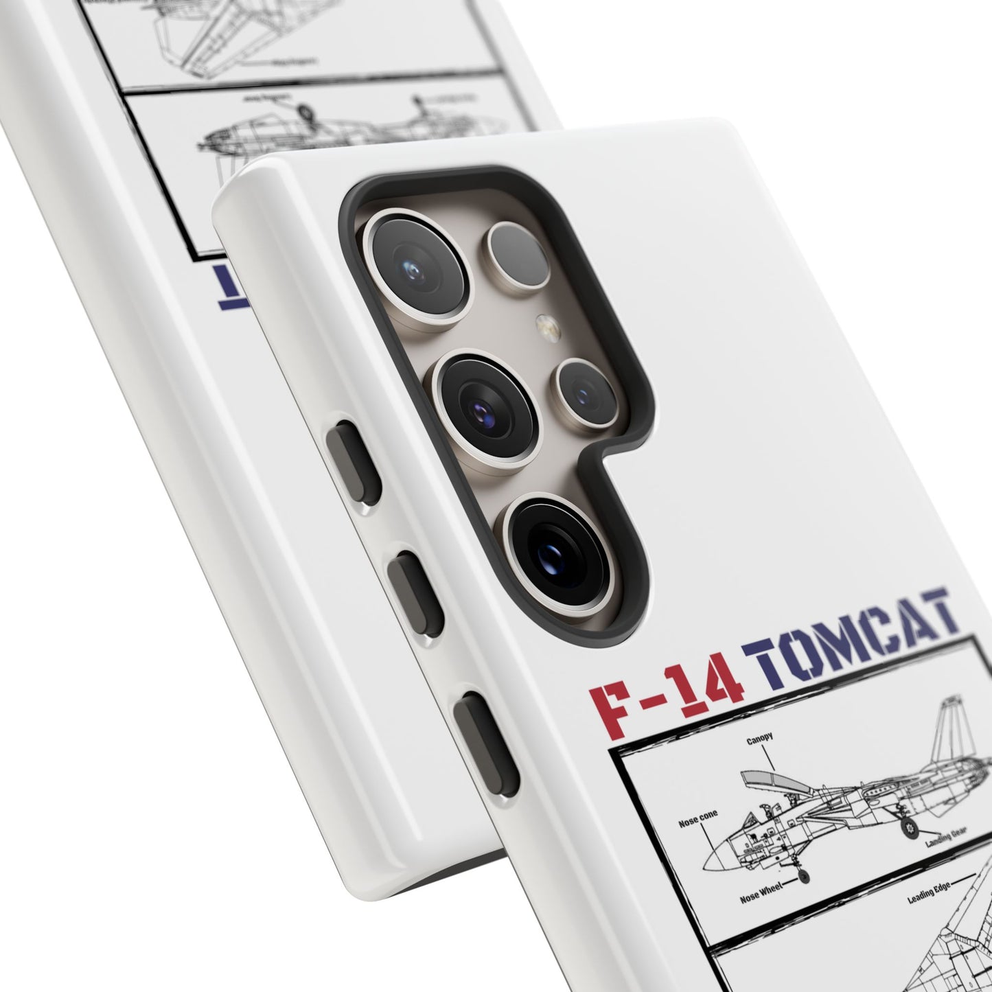 F-14 Tomcat Schematic edition phone case (USAF Colour-Way)
