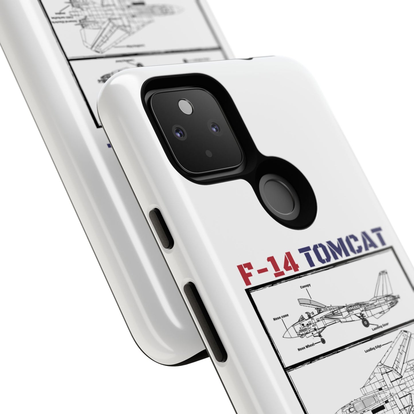 F-14 Tomcat Schematic edition phone case (USAF Colour-Way)