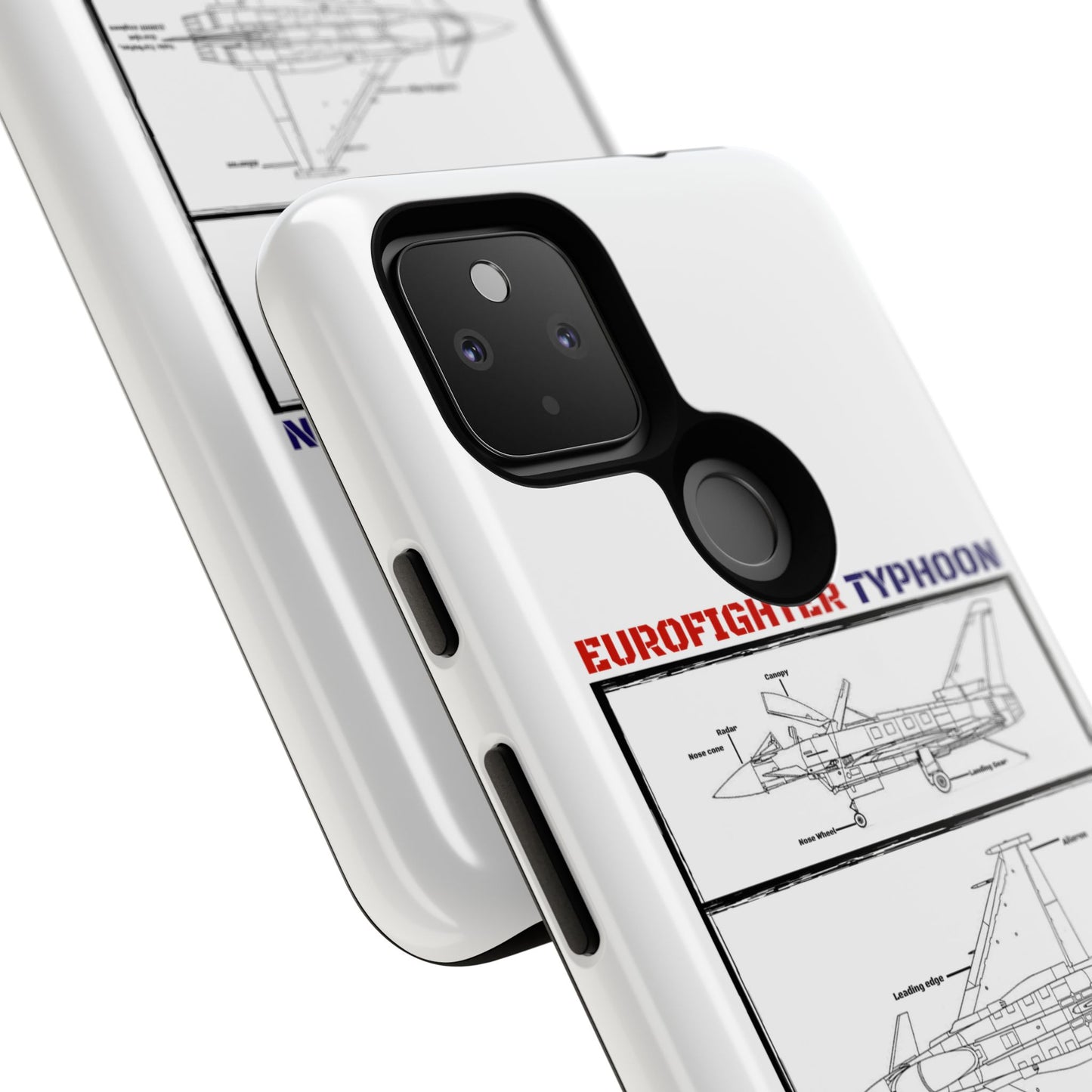 Eurofighter typhoon Schematic edition phone case (RAF Colour-Way)