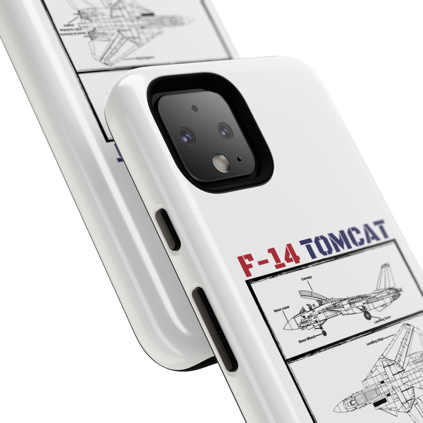 F-14 Tomcat Schematic edition phone case (USAF Colour-Way)