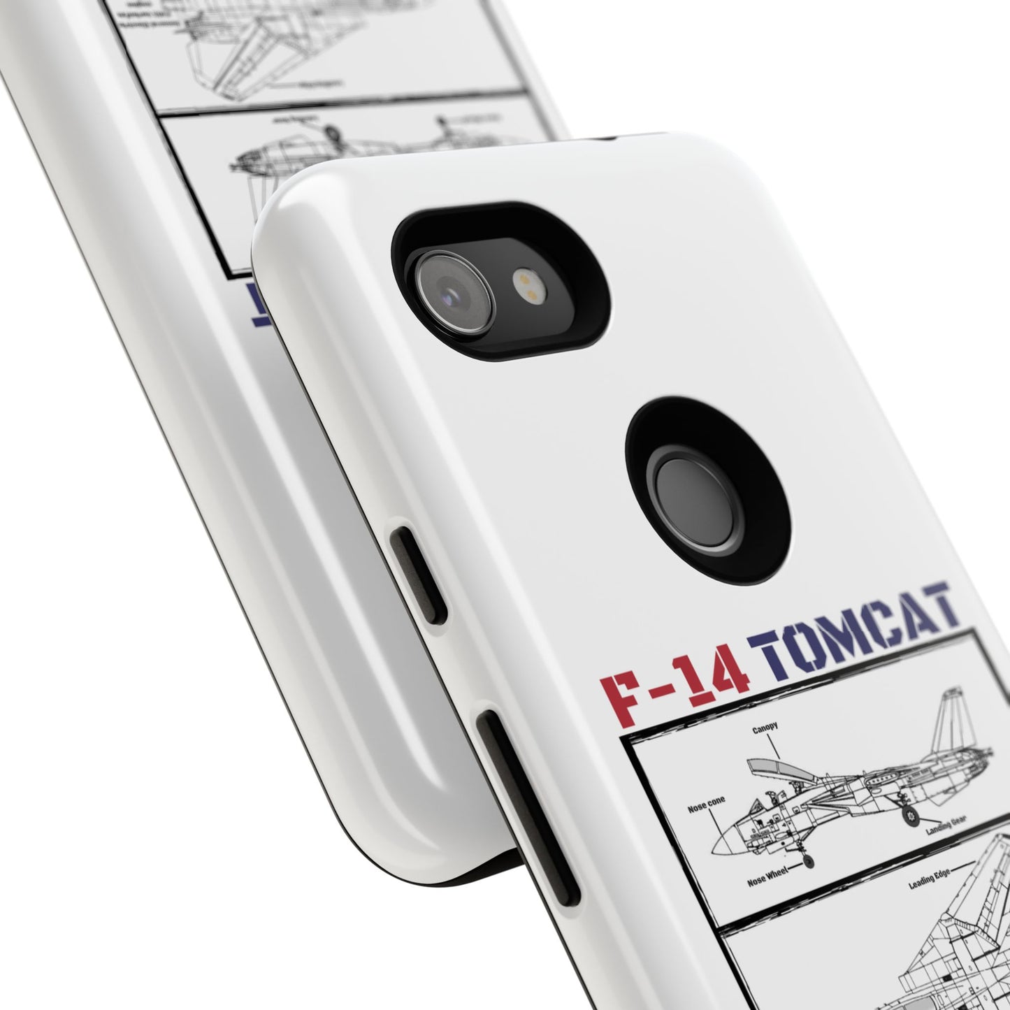 F-14 Tomcat Schematic edition phone case (USAF Colour-Way)