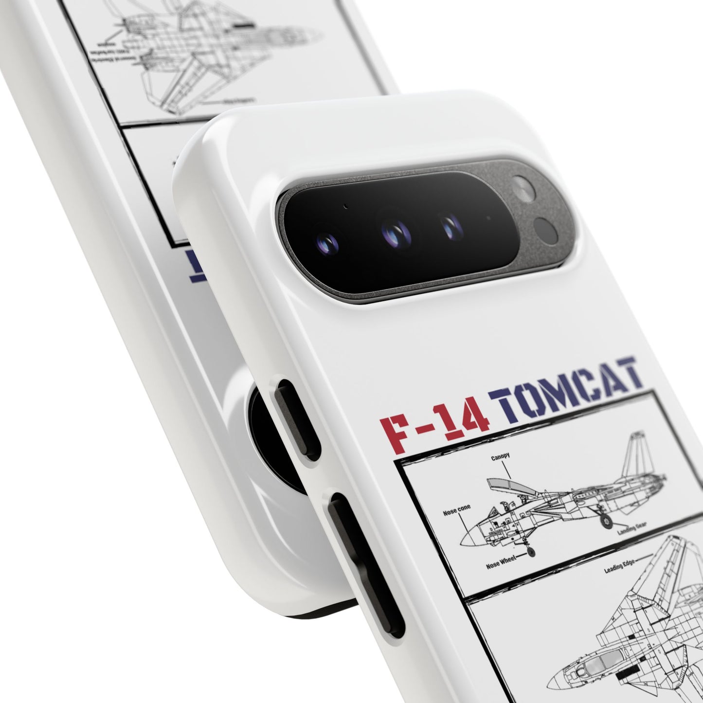 F-14 Tomcat Schematic edition phone case (USAF Colour-Way)