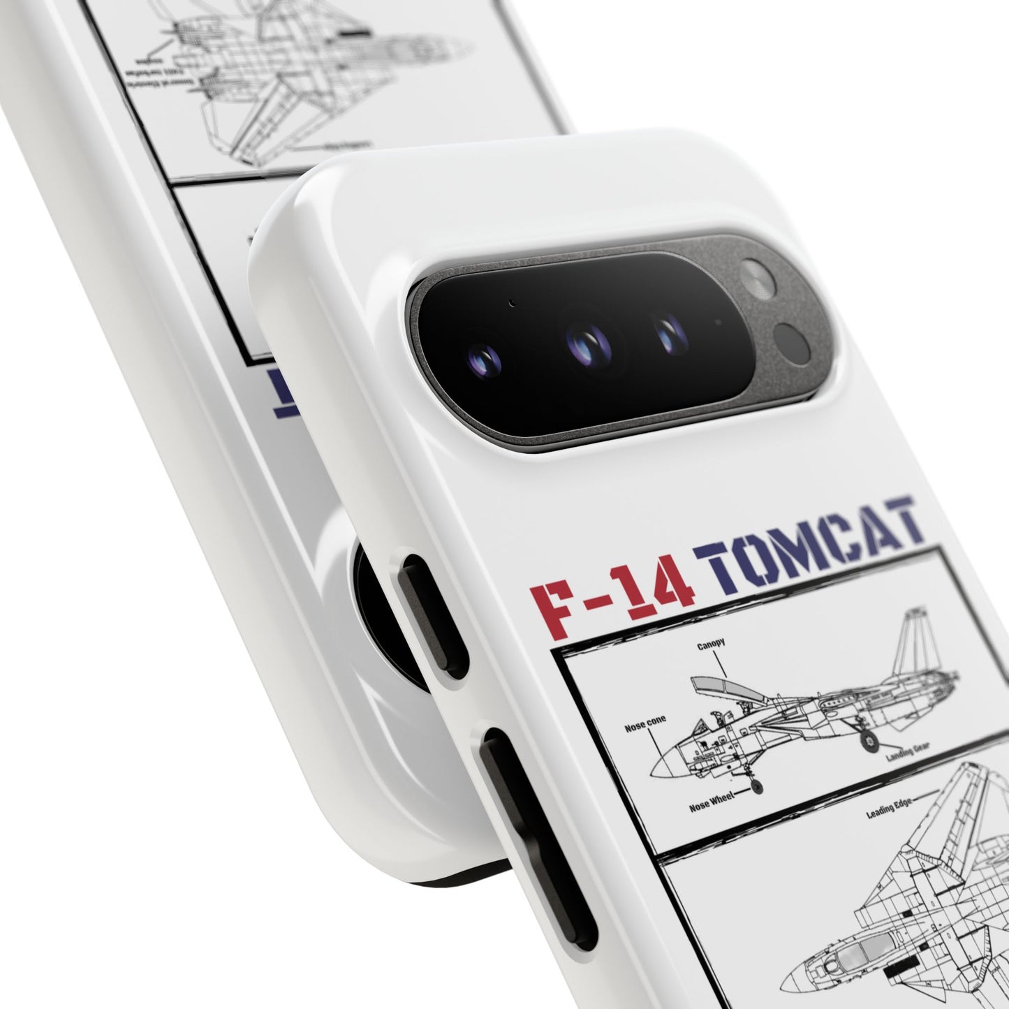 F-14 Tomcat Schematic edition phone case (USAF Colour-Way)