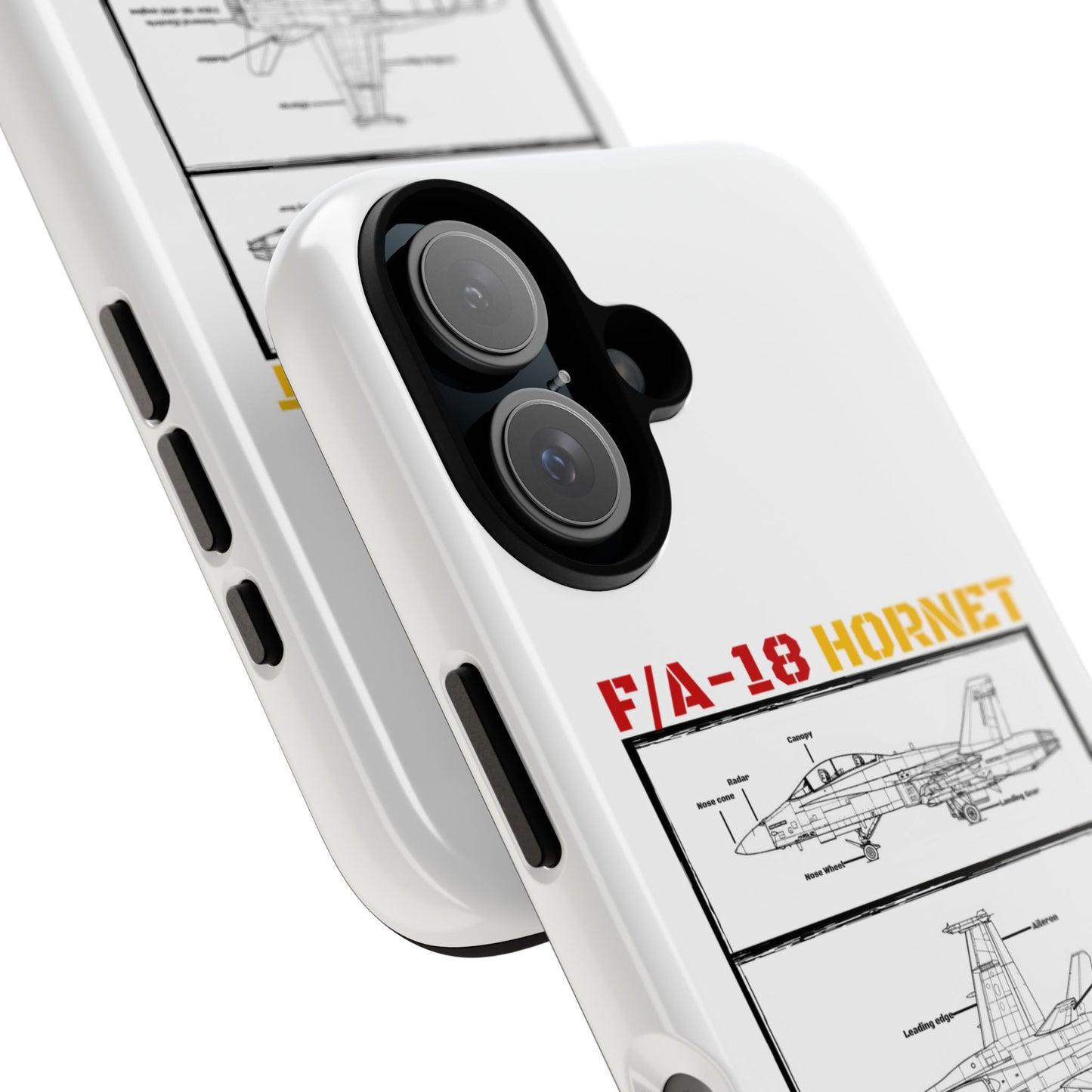F/A-18 Hornet Schematic edition phone case (EDA Colour-Way)
