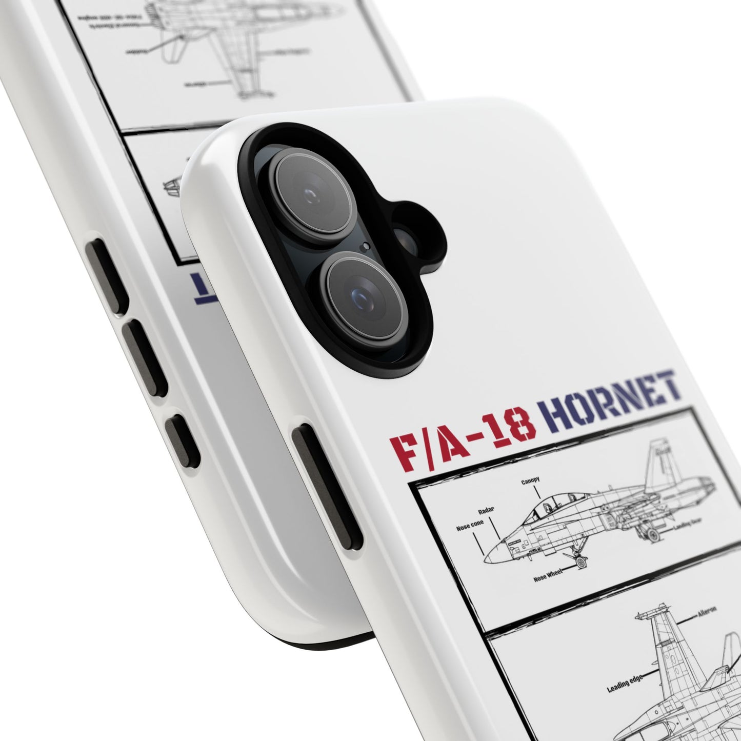 F/A-18 Hornet Schematic edition phone case (USAF Colour-Way)