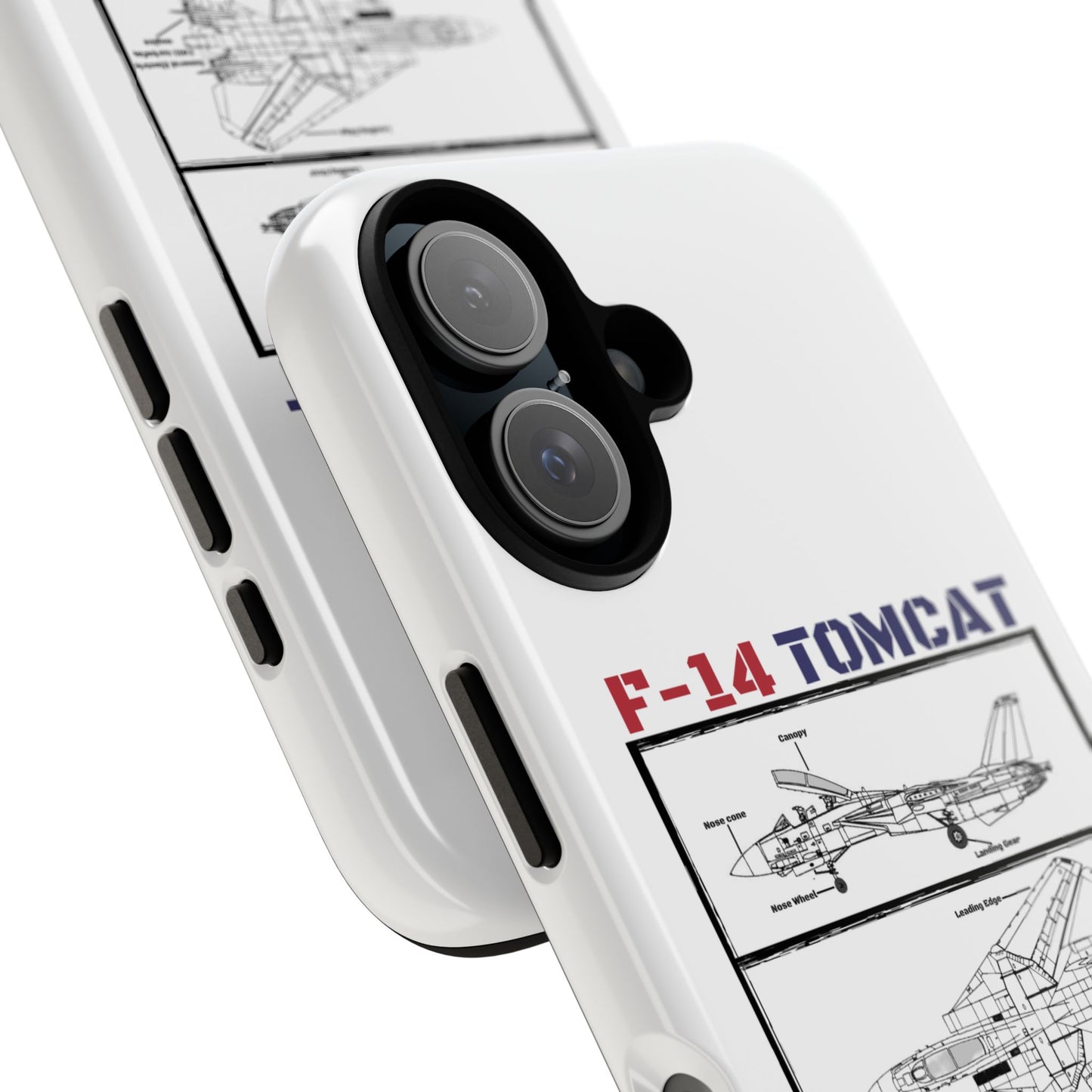 F-14 Tomcat Schematic edition phone case (USAF Colour-Way)