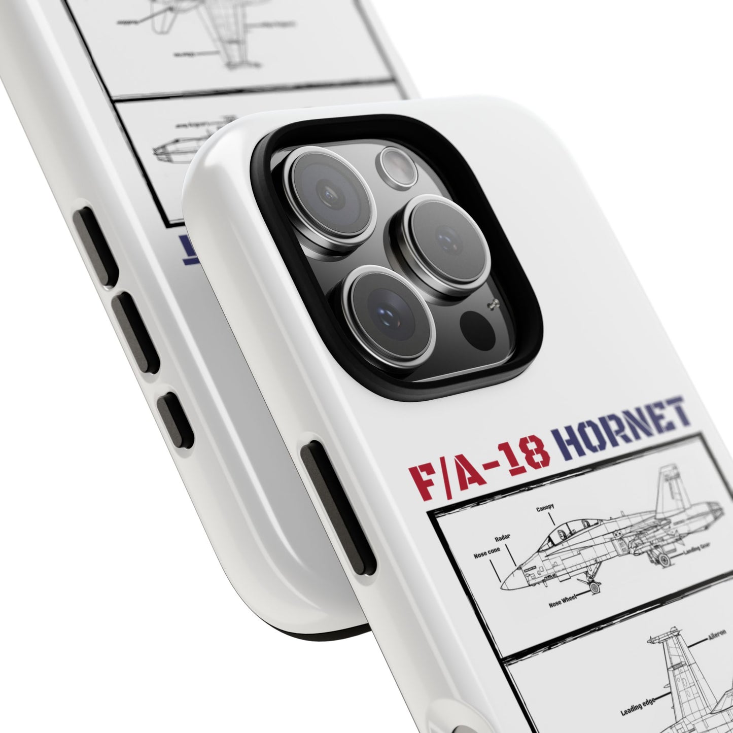 F/A-18 Hornet Schematic edition phone case (USAF Colour-Way)