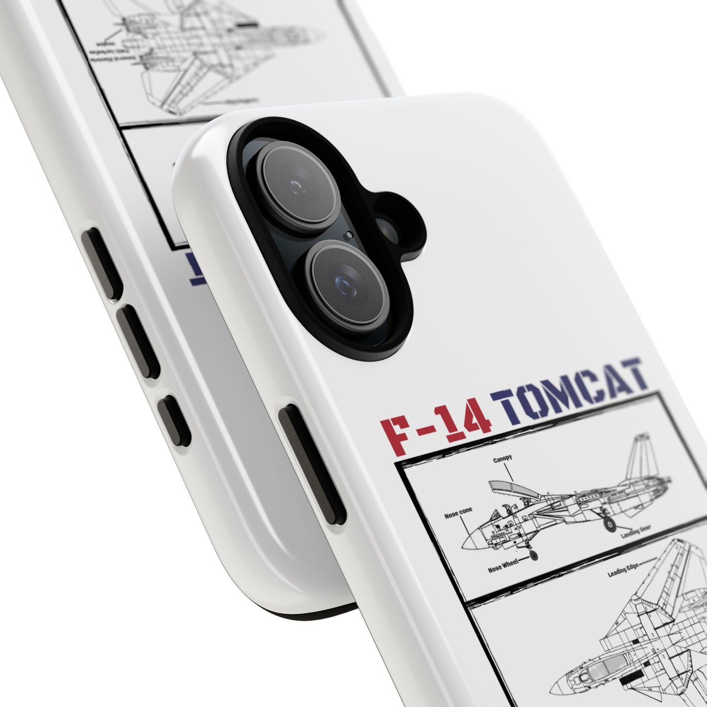 F-14 Tomcat Schematic edition phone case (USAF Colour-Way)