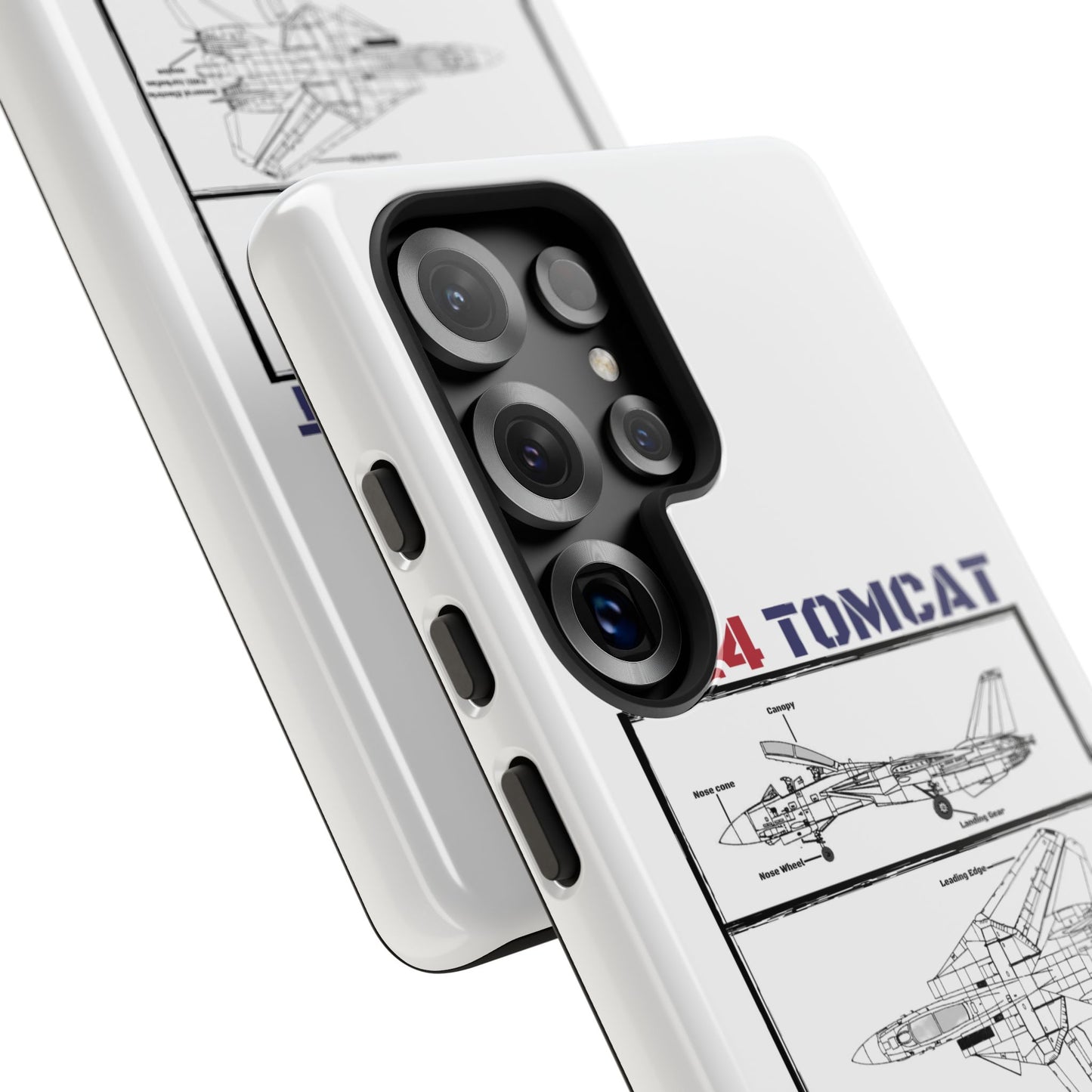 F-14 Tomcat Schematic edition phone case (USAF Colour-Way)