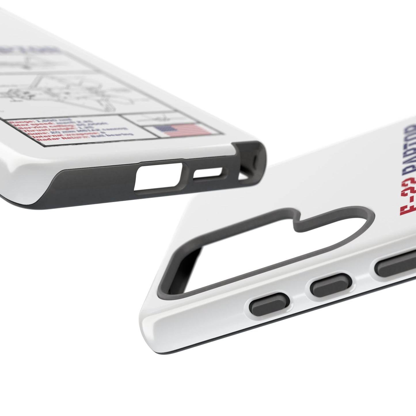 F-22 Raptor Schematic edition phone case (USAF Colour-Way)
