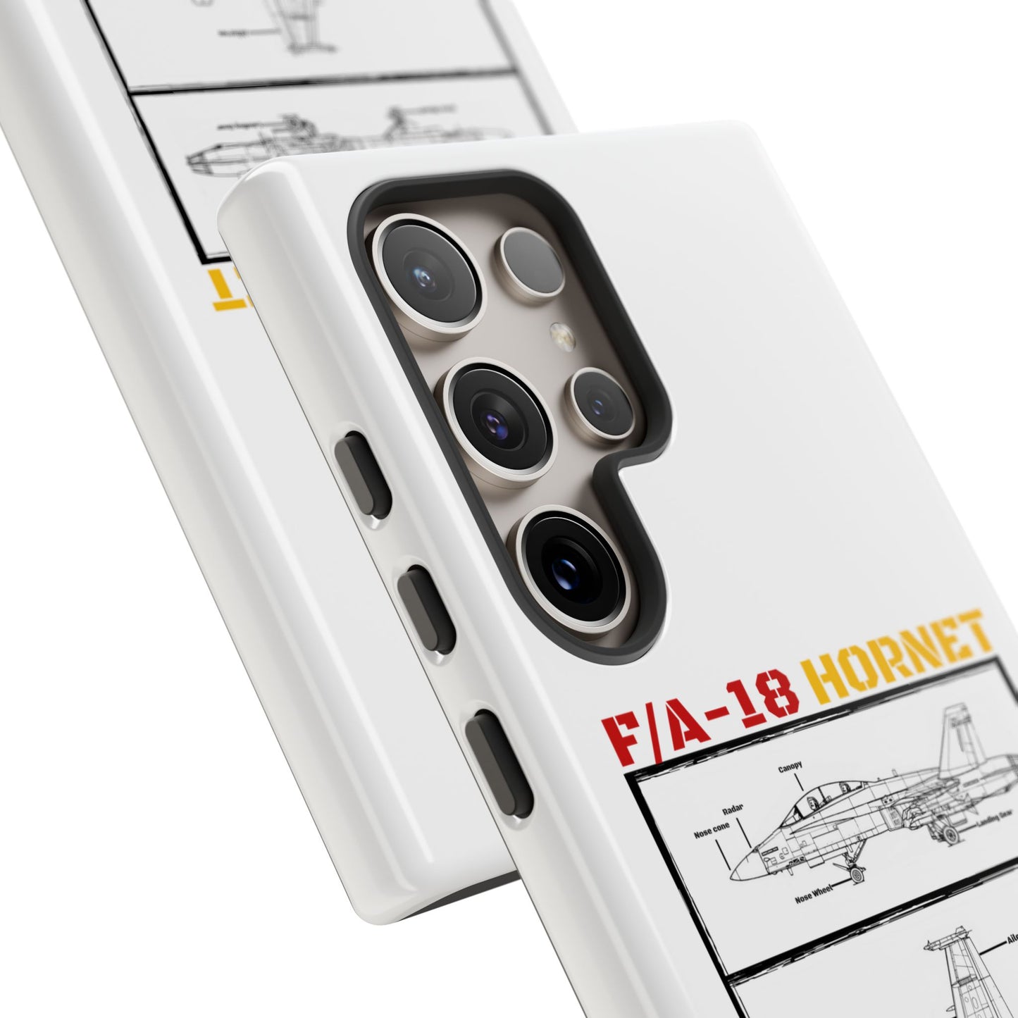 F/A-18 Hornet Schematic edition phone case (EDA Colour-Way)