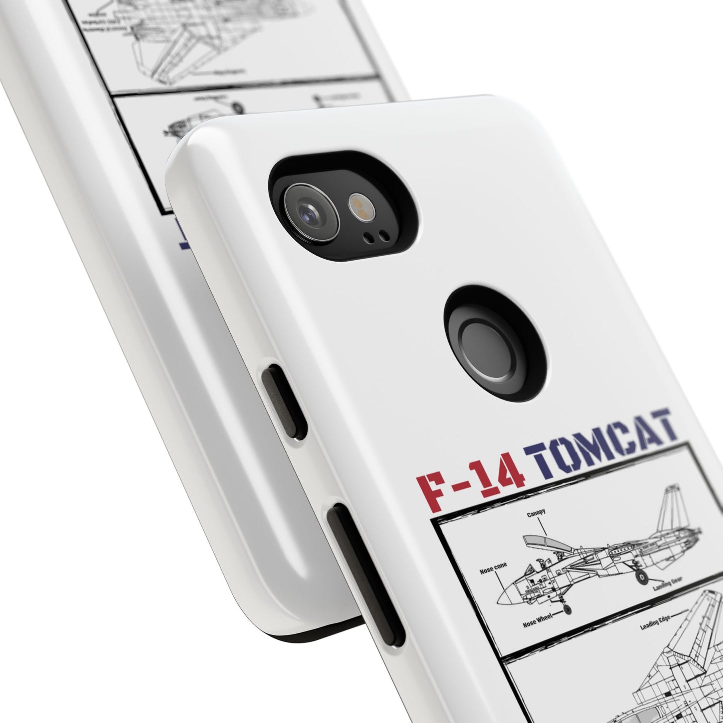 F-14 Tomcat Schematic edition phone case (USAF Colour-Way)