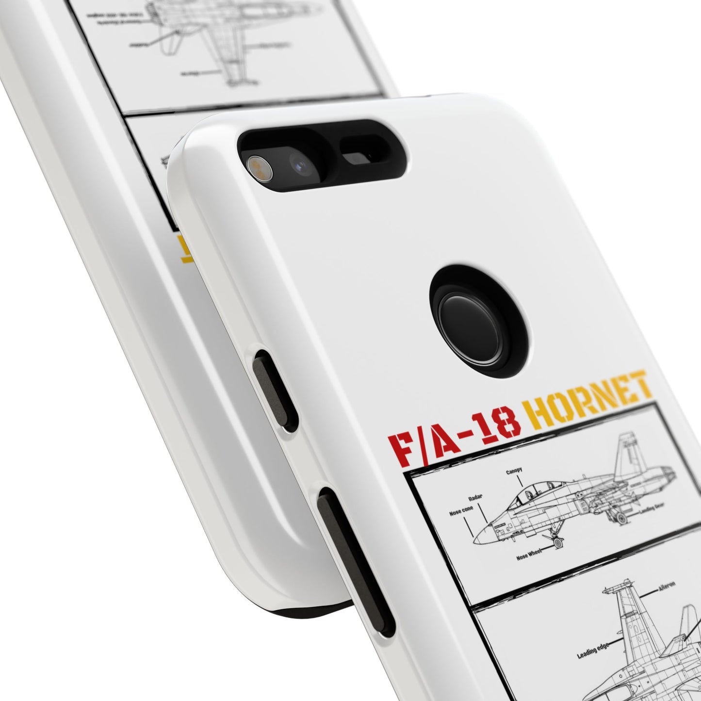 F/A-18 Hornet Schematic edition phone case (EDA Colour-Way)