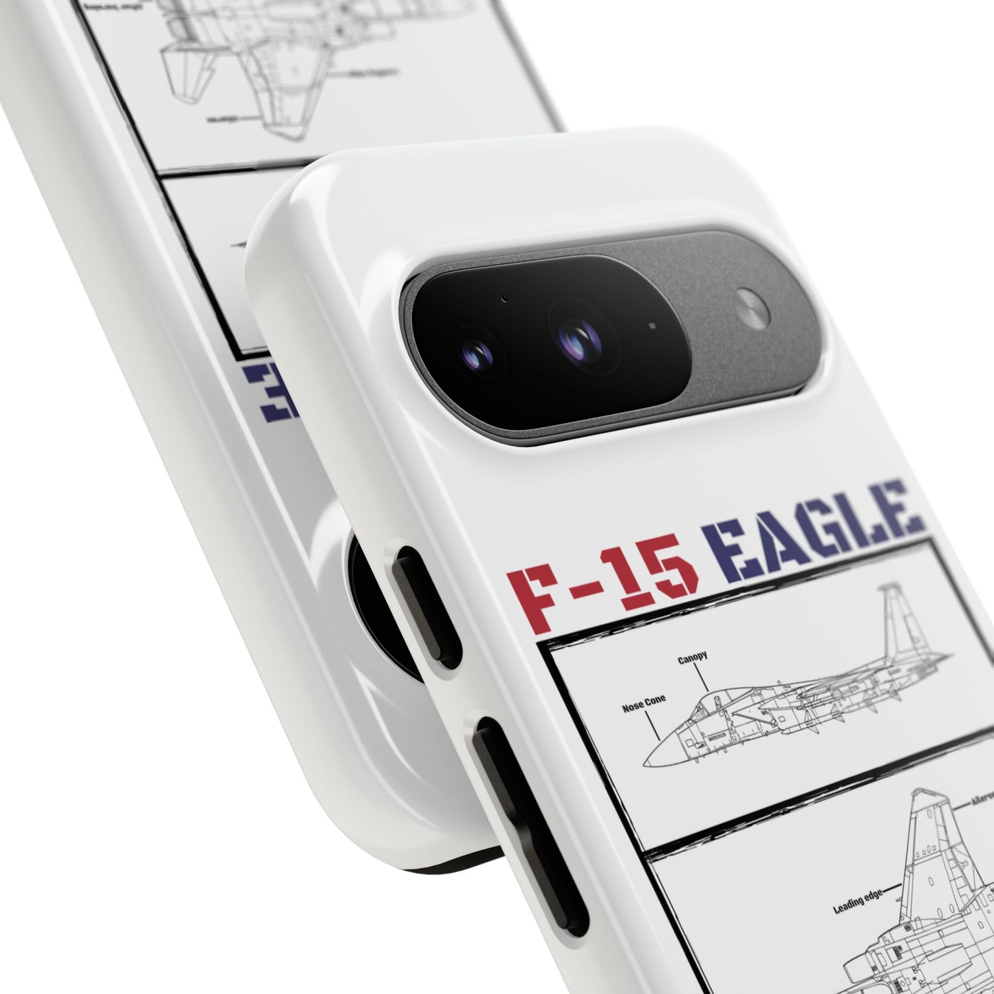 F-15 Eagle Schematic edition phone case (USAF Colour-Way)