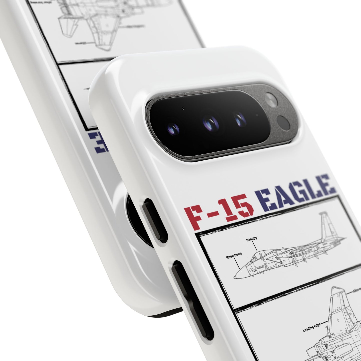 F-15 Eagle Schematic edition phone case (USAF Colour-Way)