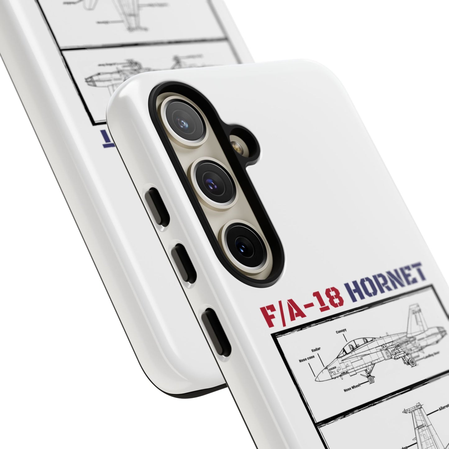 F/A-18 Hornet Schematic edition phone case (USAF Colour-Way)