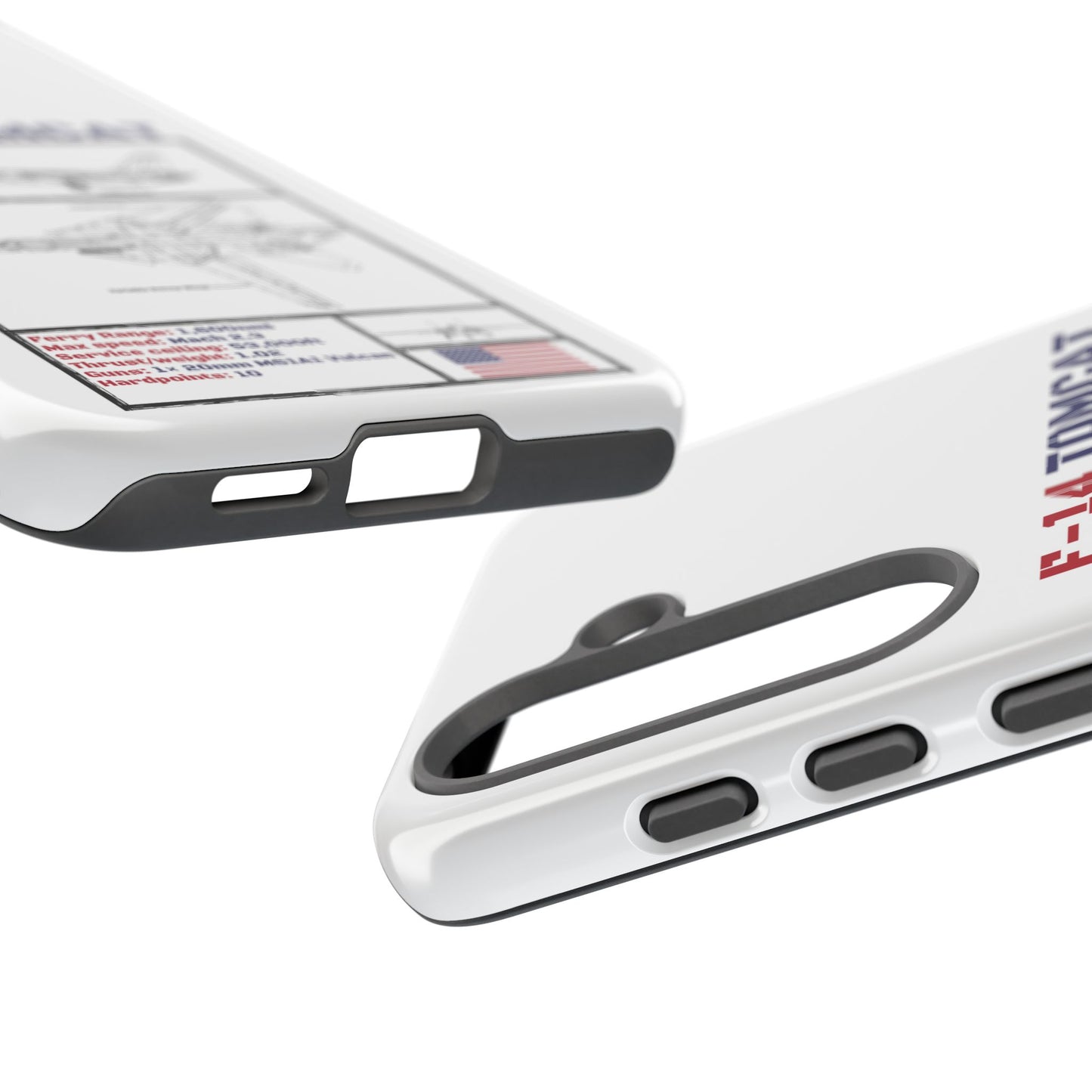 F-14 Tomcat Schematic edition phone case (USAF Colour-Way)