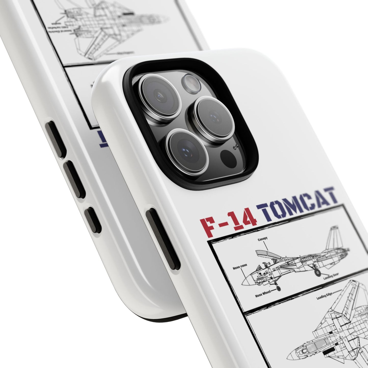 F-14 Tomcat Schematic edition phone case (USAF Colour-Way)