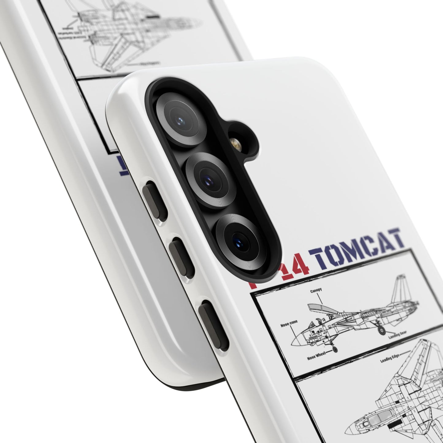 F-14 Tomcat Schematic edition phone case (USAF Colour-Way)