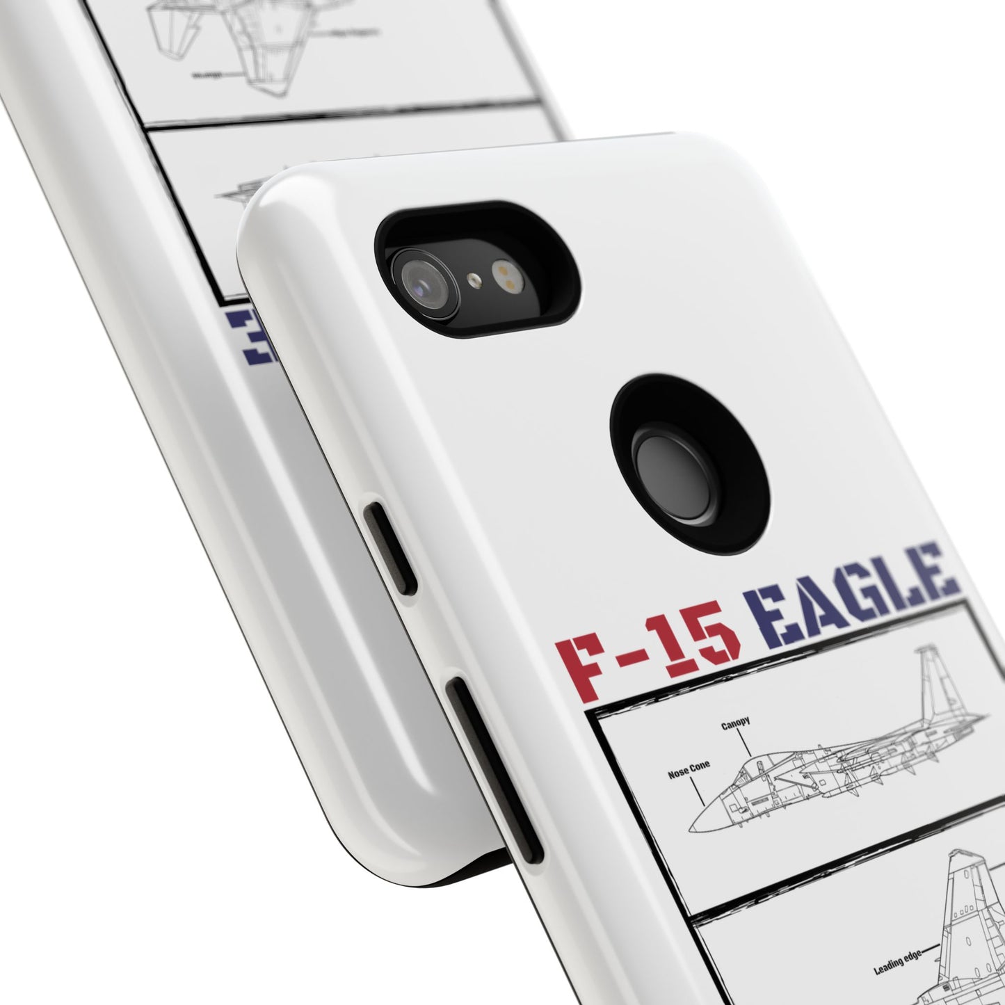 F-15 Eagle Schematic edition phone case (USAF Colour-Way)