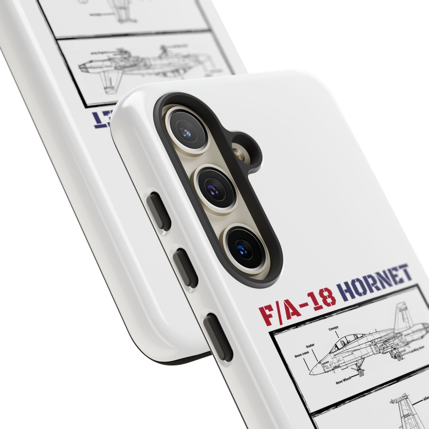 F/A-18 Hornet Schematic edition phone case (USAF Colour-Way)