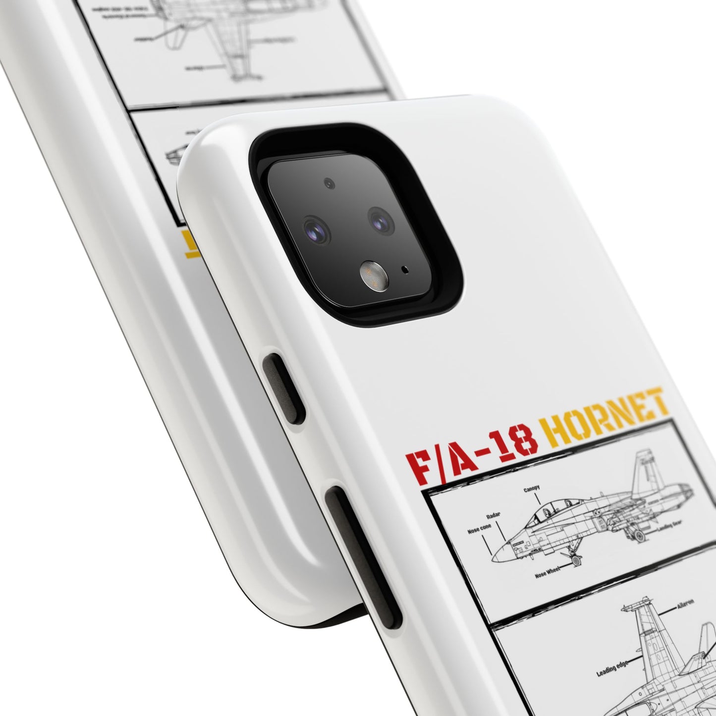 F/A-18 Hornet Schematic edition phone case (EDA Colour-Way)