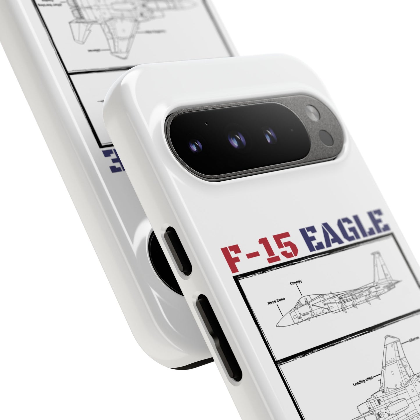 F-15 Eagle Schematic edition phone case (USAF Colour-Way)