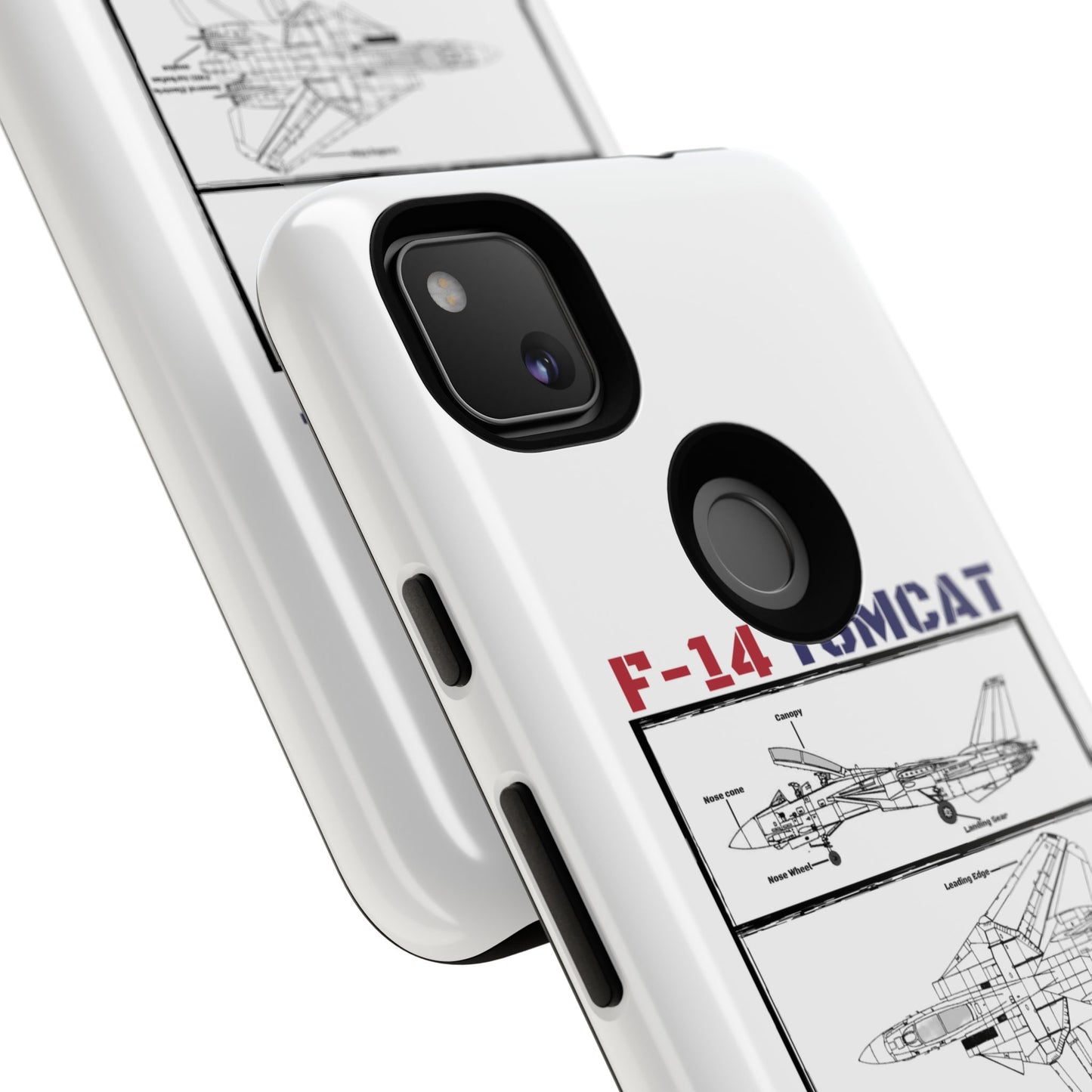 F-14 Tomcat Schematic edition phone case (USAF Colour-Way)