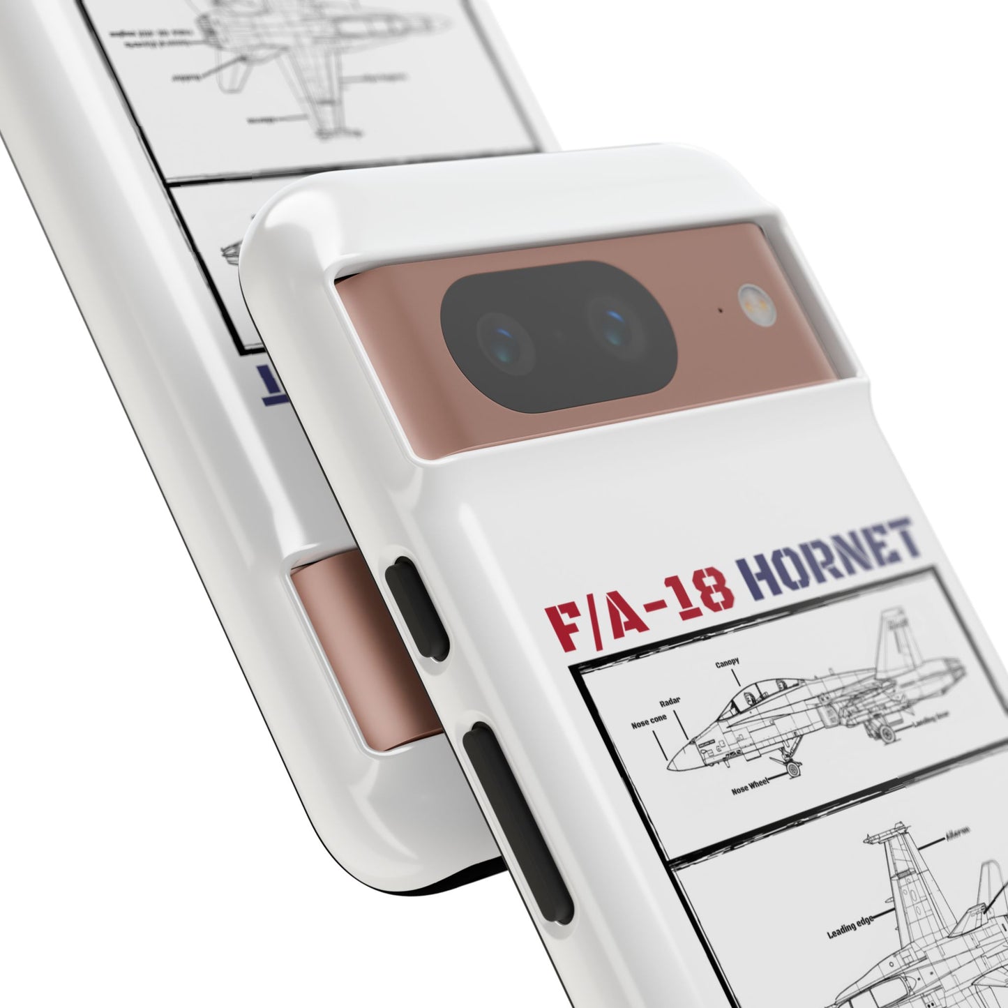 F/A-18 Hornet Schematic edition phone case (USAF Colour-Way)