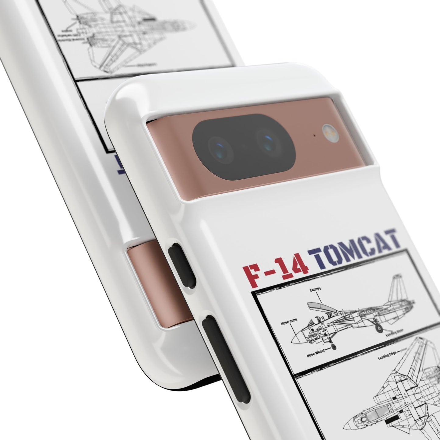 F-14 Tomcat Schematic edition phone case (USAF Colour-Way)