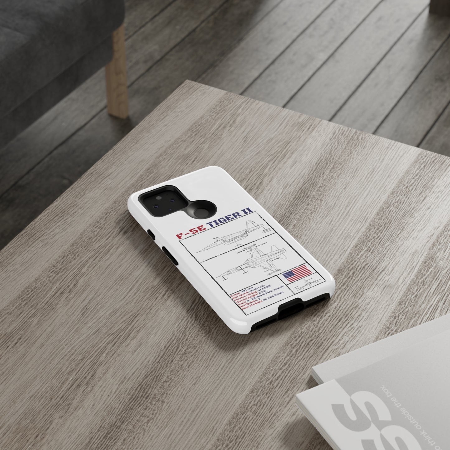 F-5E Schematic edition phone case (USAF Colour-Way)