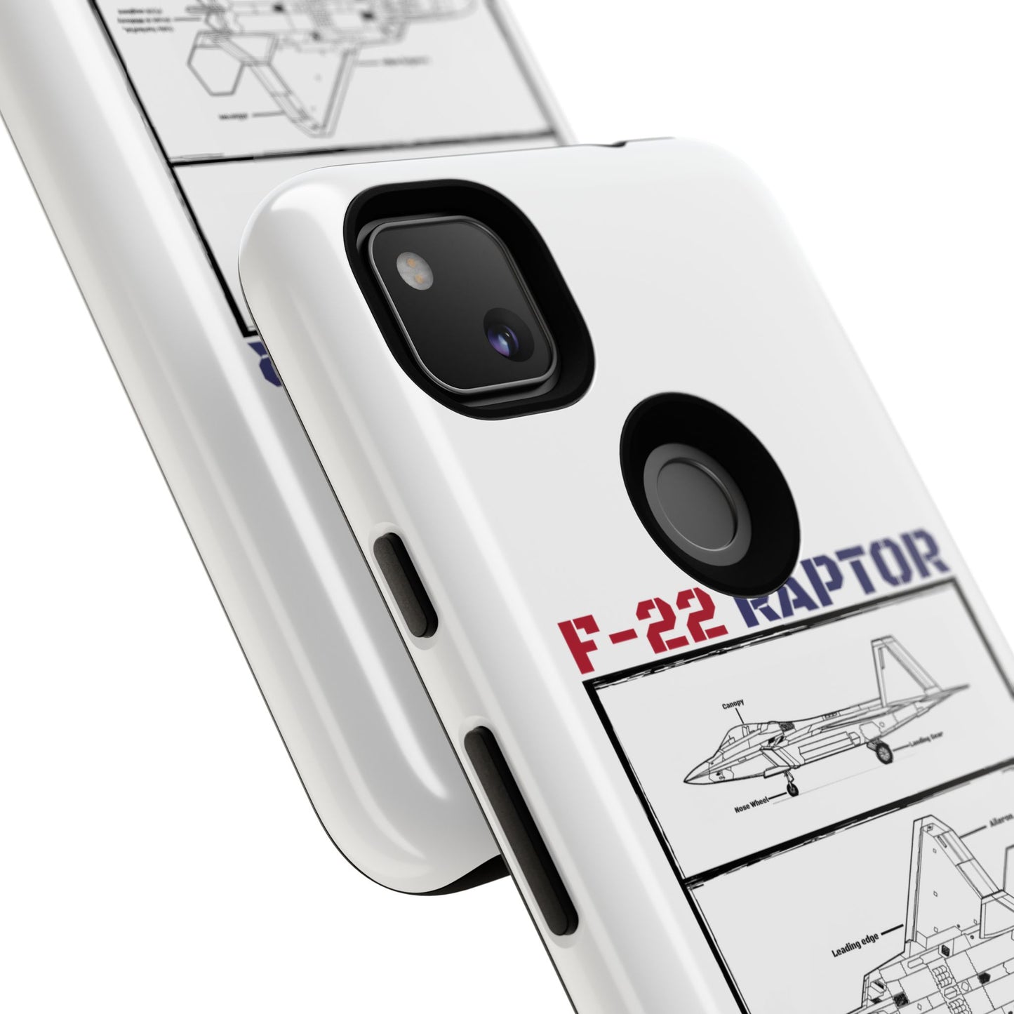 F-22 Raptor Schematic edition phone case (USAF Colour-Way)