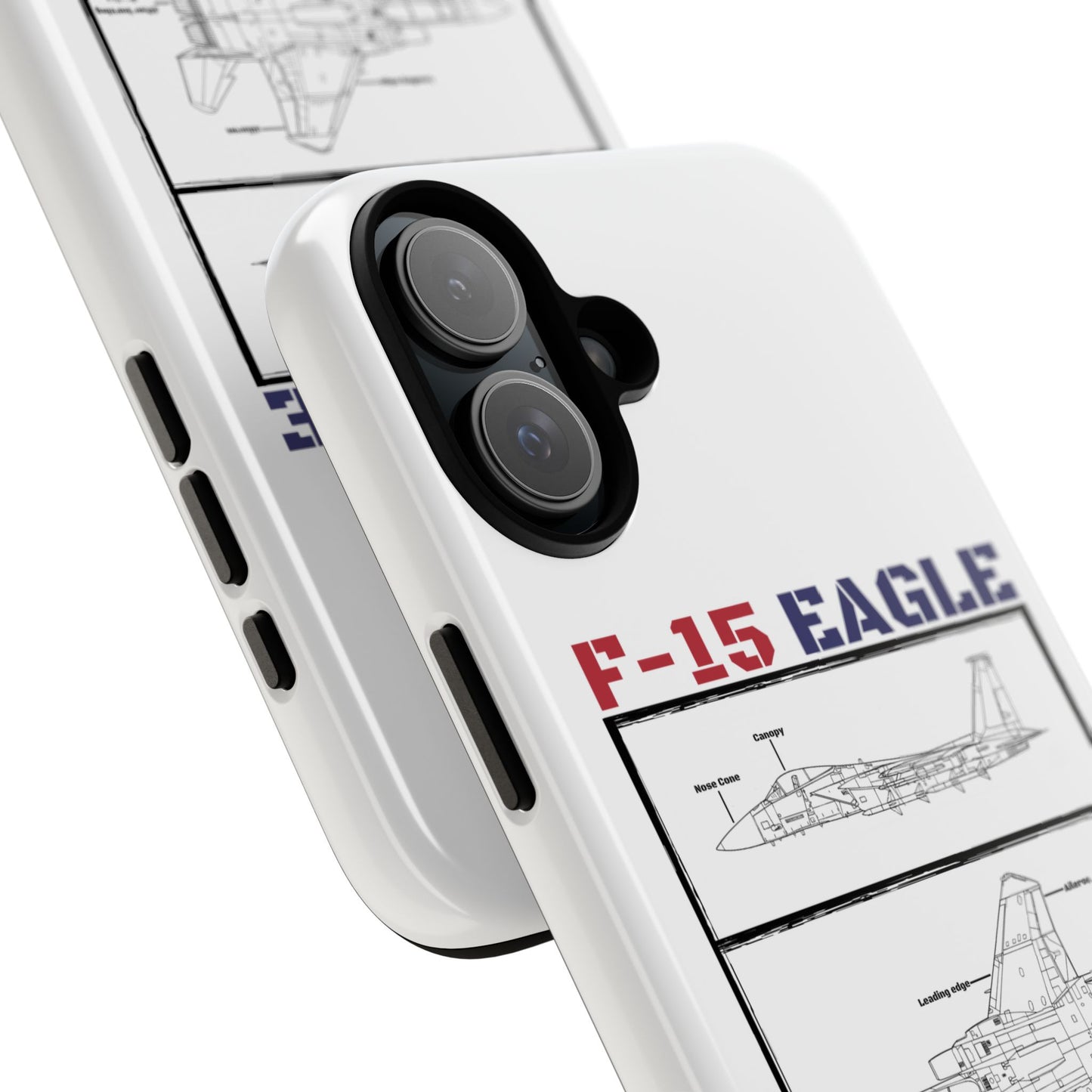 F-15 Eagle Schematic edition phone case (USAF Colour-Way)