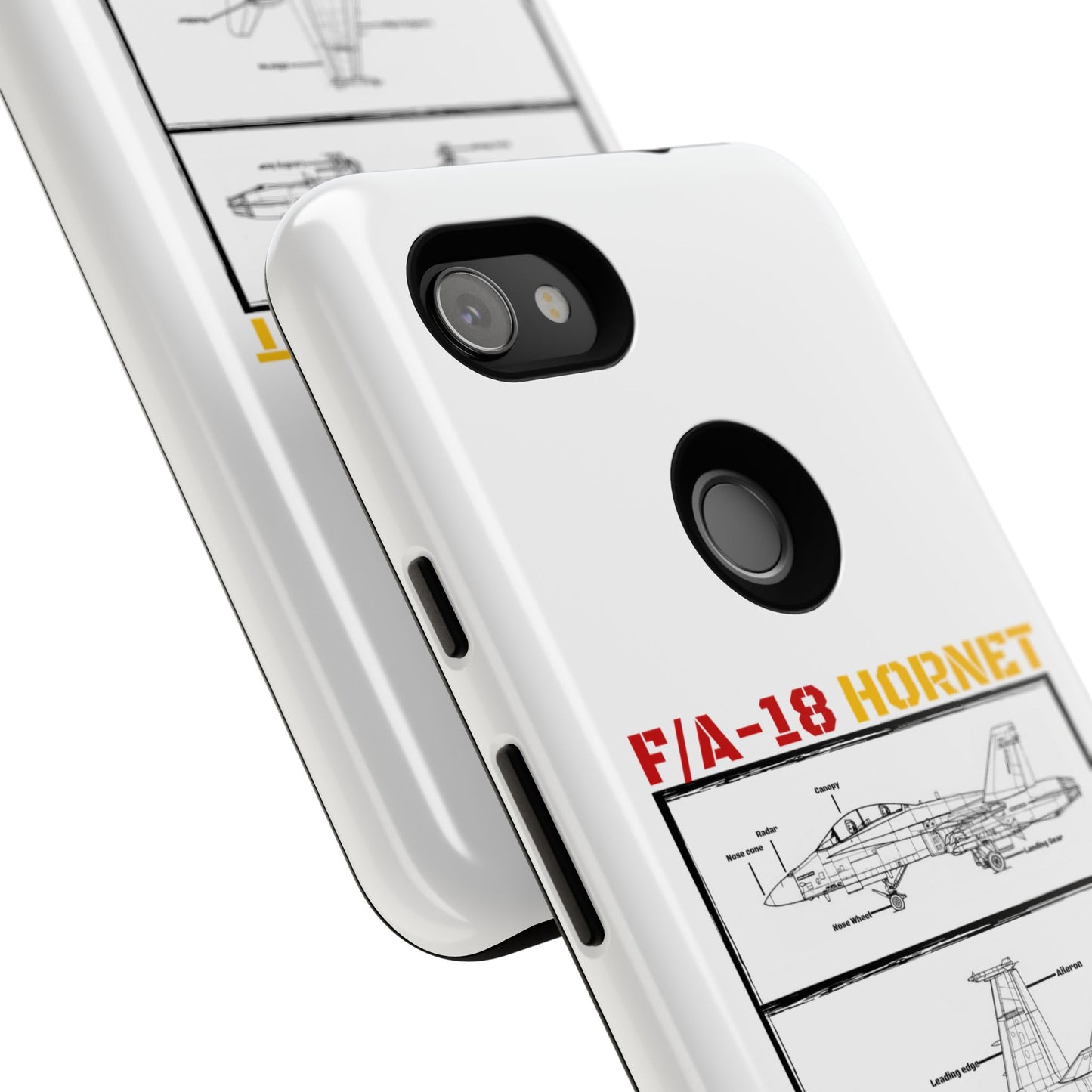 F/A-18 Hornet Schematic edition phone case (EDA Colour-Way)