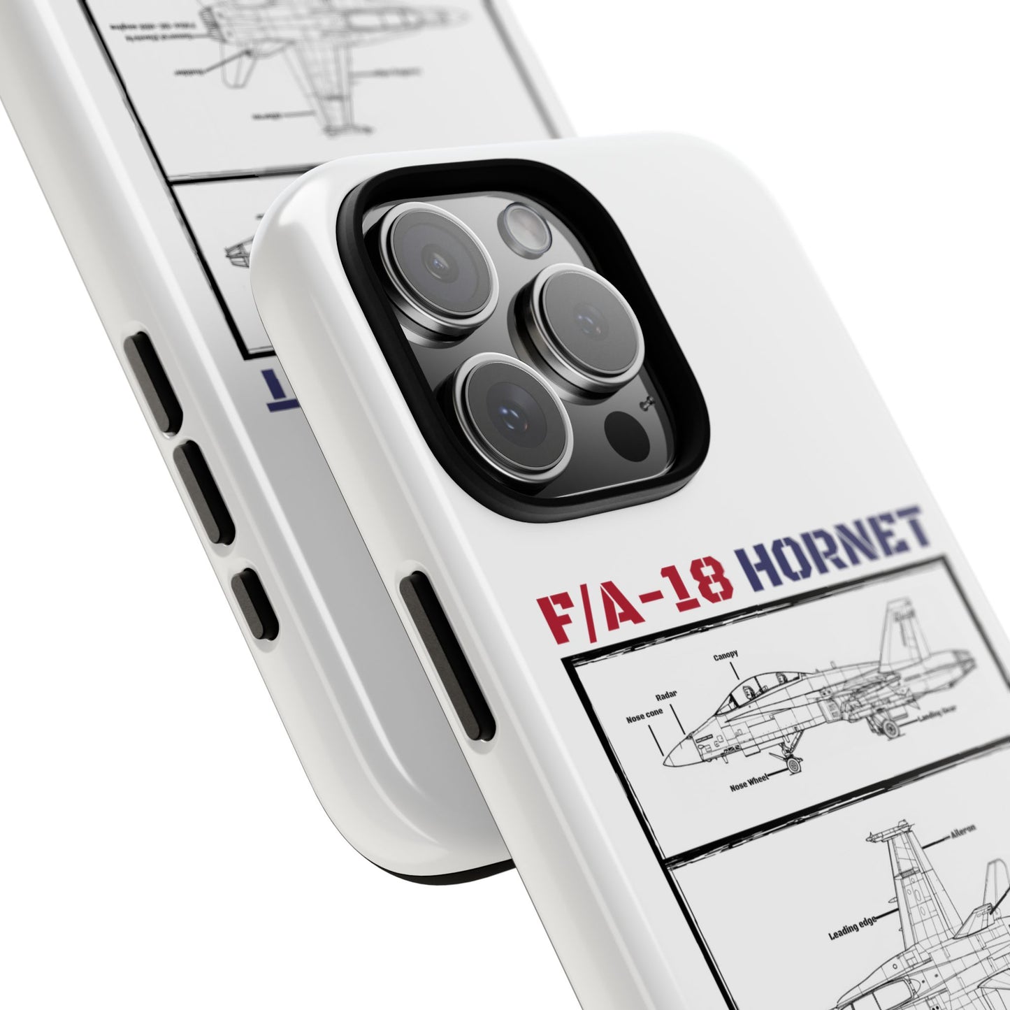F/A-18 Hornet Schematic edition phone case (USAF Colour-Way)