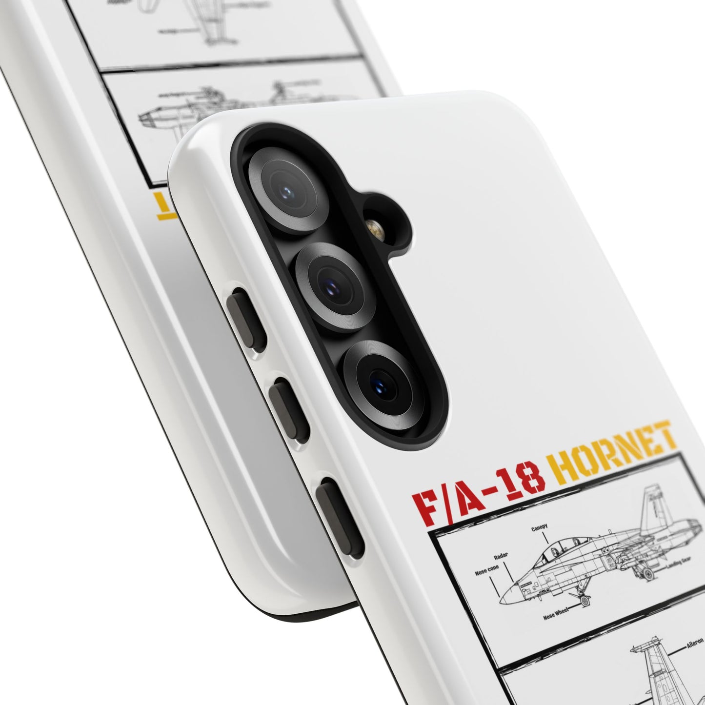 F/A-18 Hornet Schematic edition phone case (EDA Colour-Way)