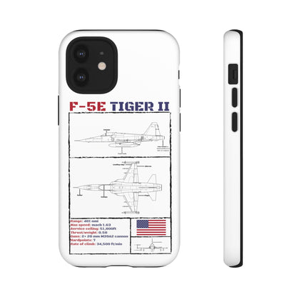 F-5E Schematic Durable Phone Case (USAF colour-ways)