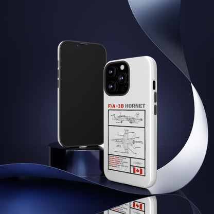 F/A-18 Hornet Schematic edition phone case (RCAF Colour-Way)