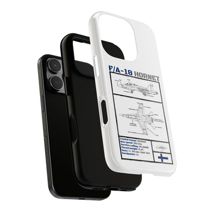 F/A-18 Hornet Schematic edition phone case (FAF Colour-Way)