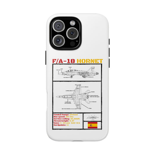 F/A-18 Hornet Schematic edition phone case (EDA Colour-Way)