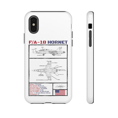 F/A-18 Schematic Rigid Phone Case (USAF colour-ways)