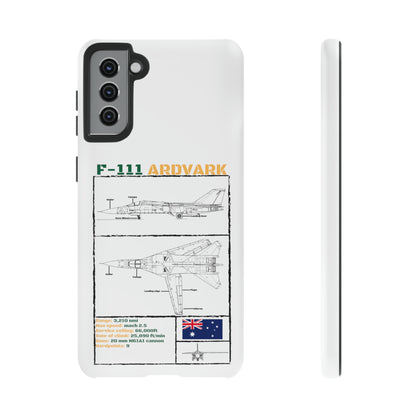 F111 Aardvark  Schematic Durable Phone Case (RAAF colouways)