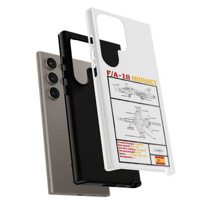 F/A-18 Hornet Schematic edition phone case (EDA Colour-Way)