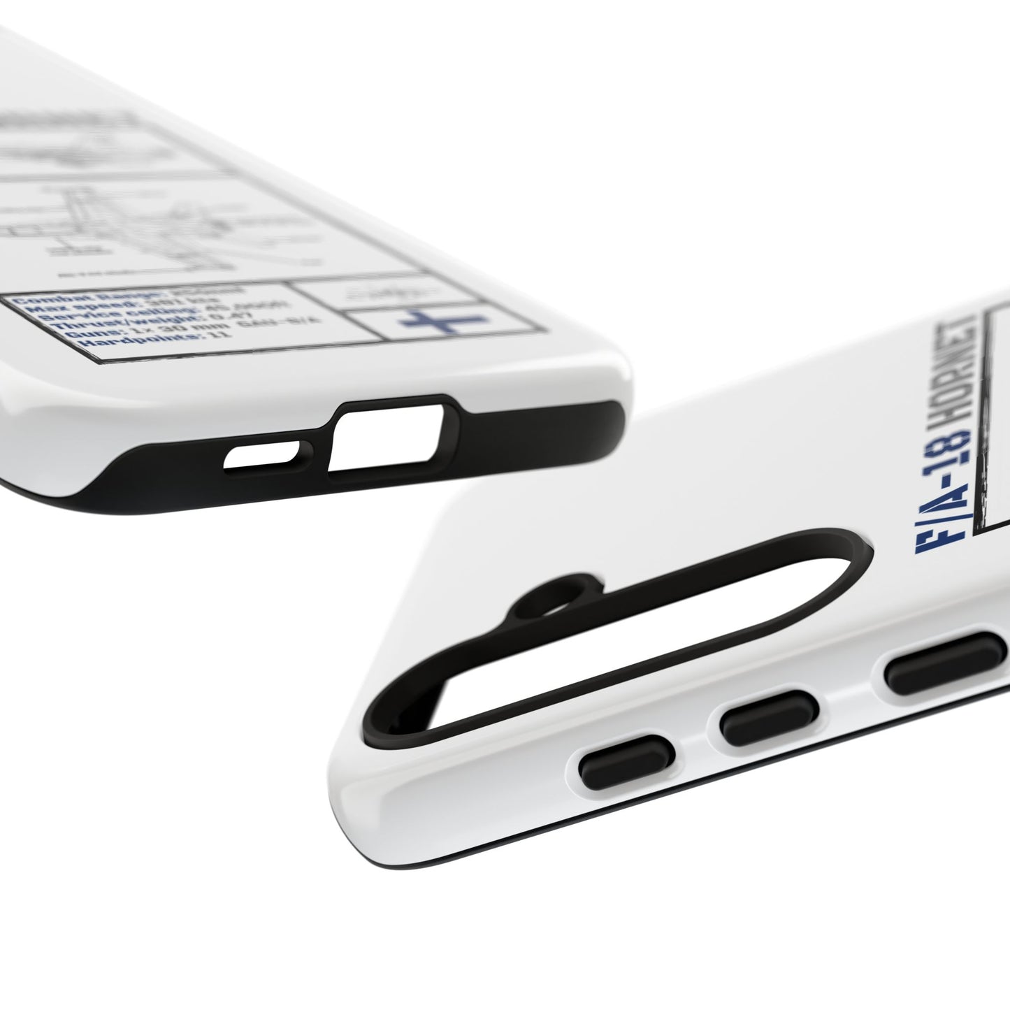 F/A-18 Hornet Schematic edition phone case (FAF Colour-Way)