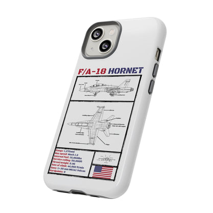 F/A-18 Hornet Schematic edition phone case