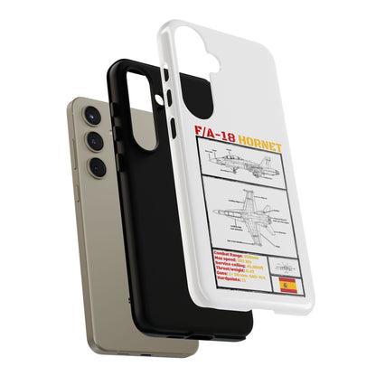 F/A-18 Hornet Schematic edition phone case (EDA Colour-Way)
