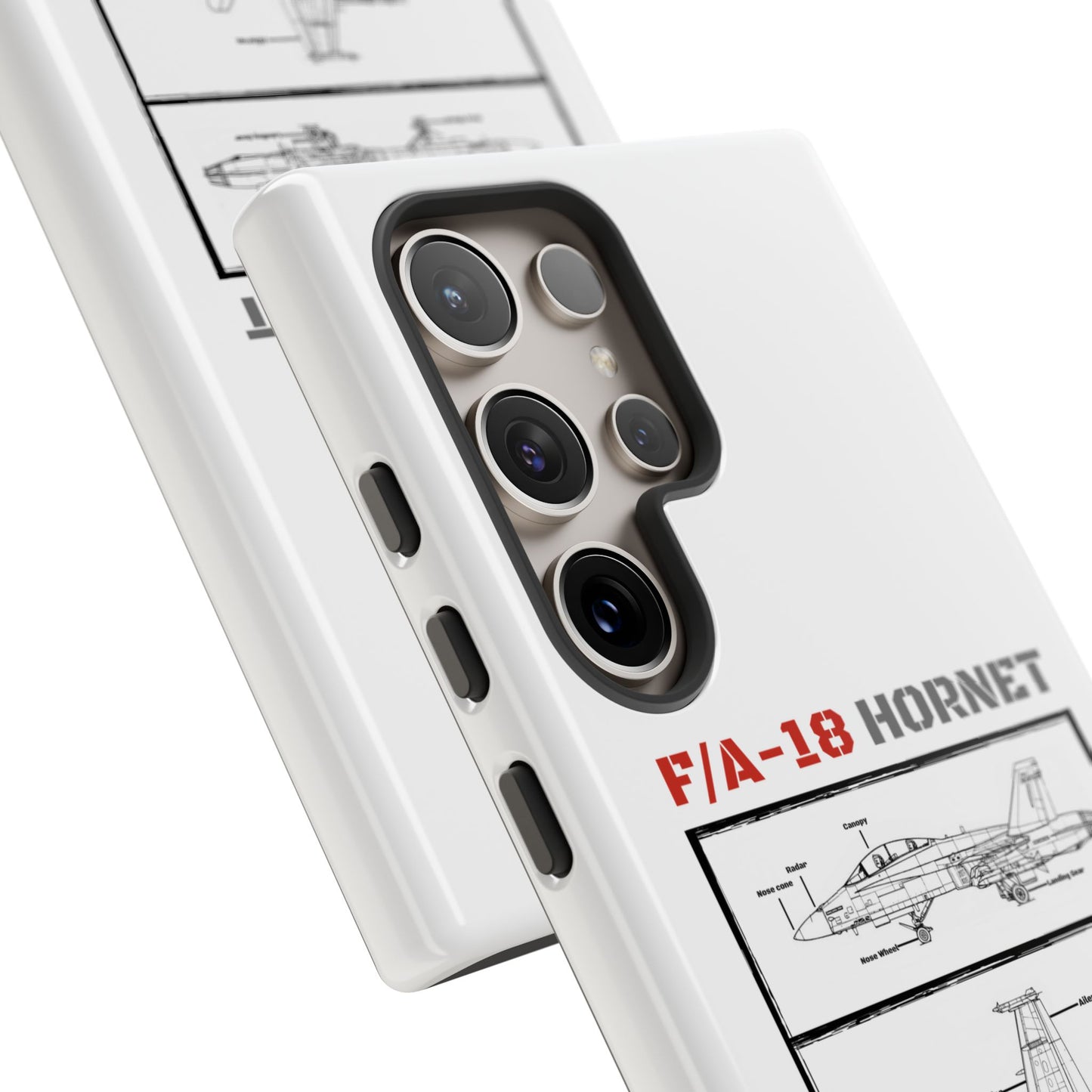 F/A-18 Hornet Schematic edition phone case (RCAF Colour-Way)