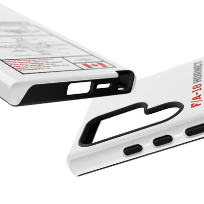 F/A-18 Hornet Schematic edition phone case (RCAF Colour-Way)