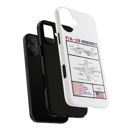 F/A-18 Hornet Schematic edition phone case (USAF Colour-Way)