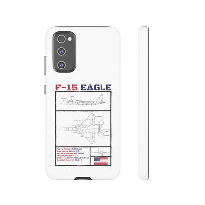 F-15 Schematic rigid Phone Case (USAF colour-ways)